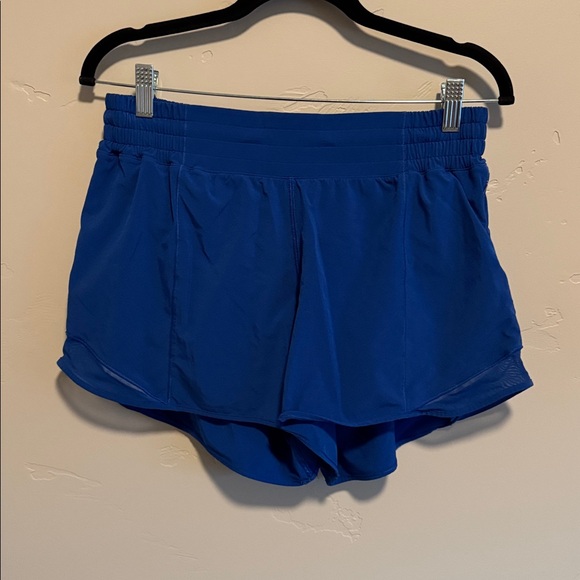 Lululemon royal blue running shorts in size 10. EUC - Picture 1 of 7
